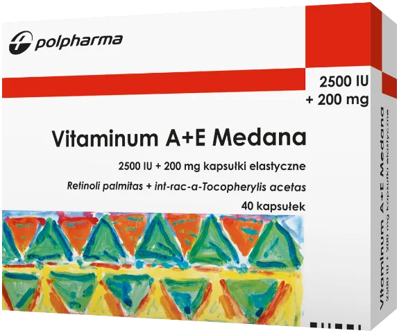 Vitaminum A+E Medana 40 kapsułek