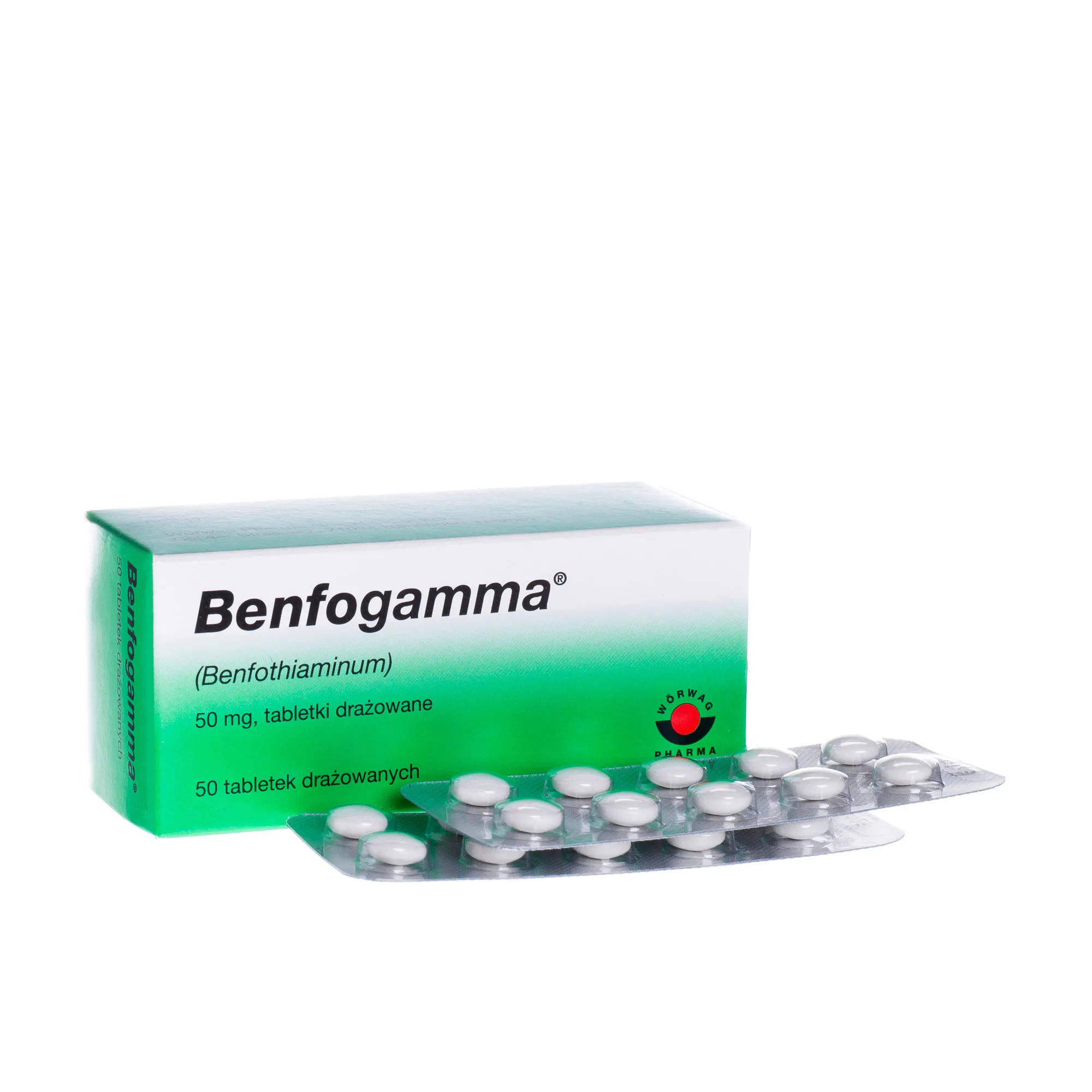 Benfogamma 50 mg, 50 tabletek drażowanych