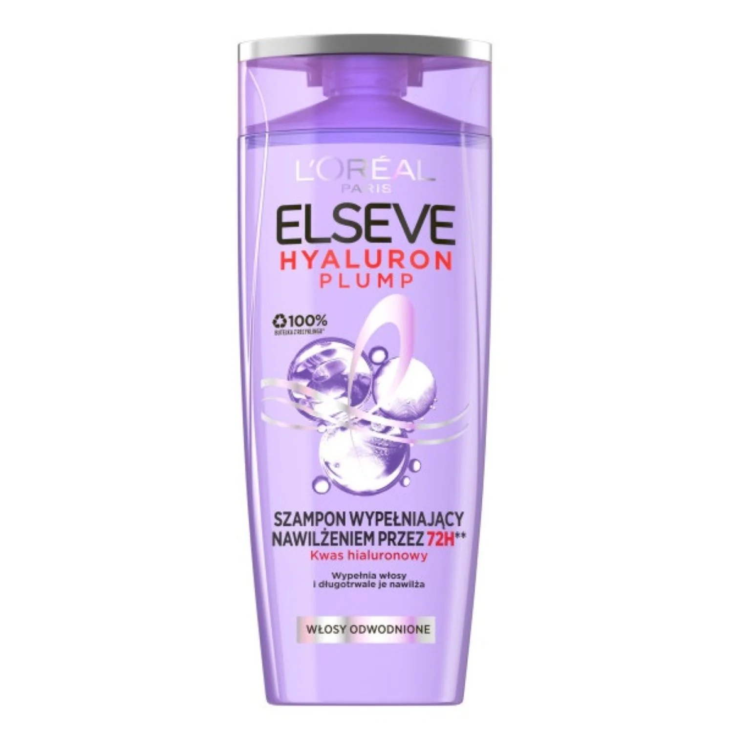 L`Oreal Elseve Hyaluron Plump szampon wypełniający nawilżeniem do włosów odwodnionych, 400 ml