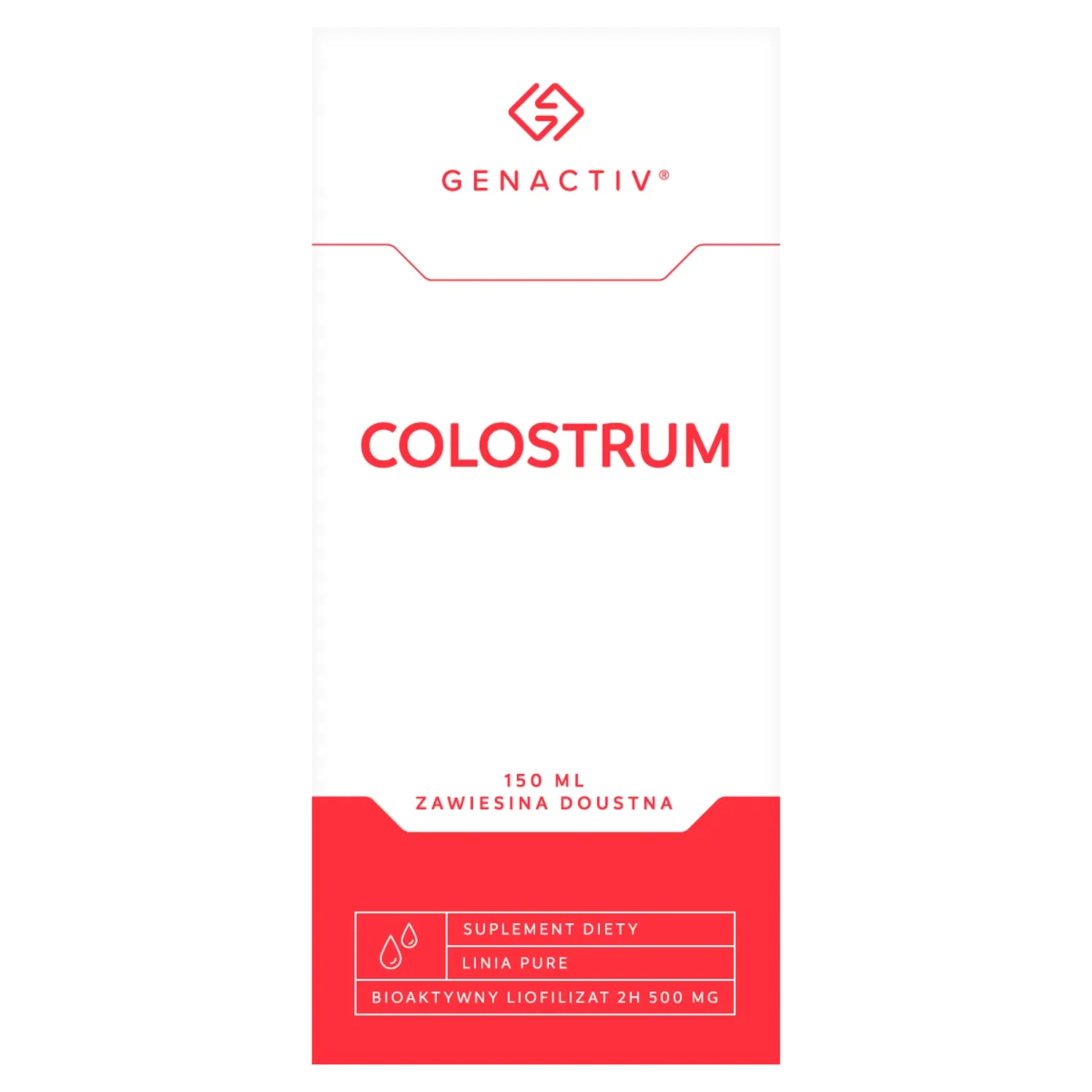 Genactiv Colostrum zawiesina doustna, 150 ml
