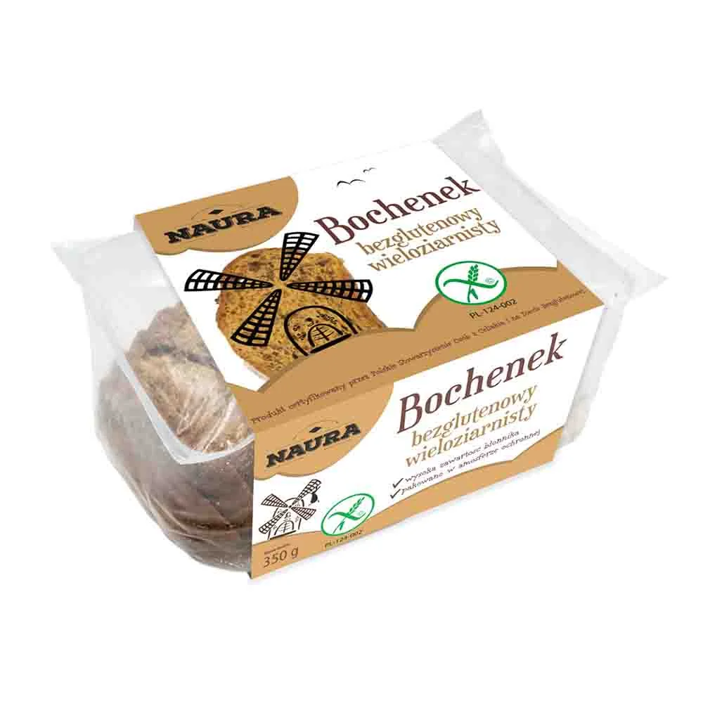 Naura bochenek bezglutenowy wieloziarnisty, 350 g