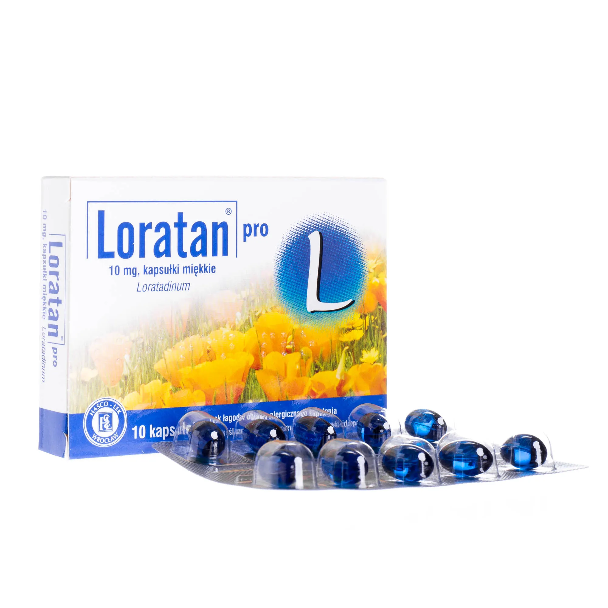 Loratan Pro, 10 mg, 10 kapsułek miękkich