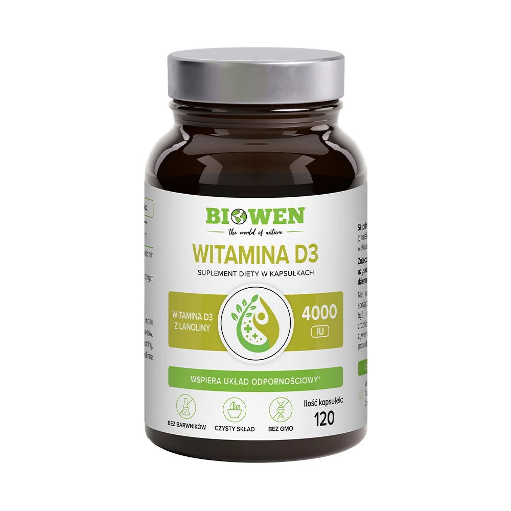 BIOWEN Witamina D3 120 kapsułek