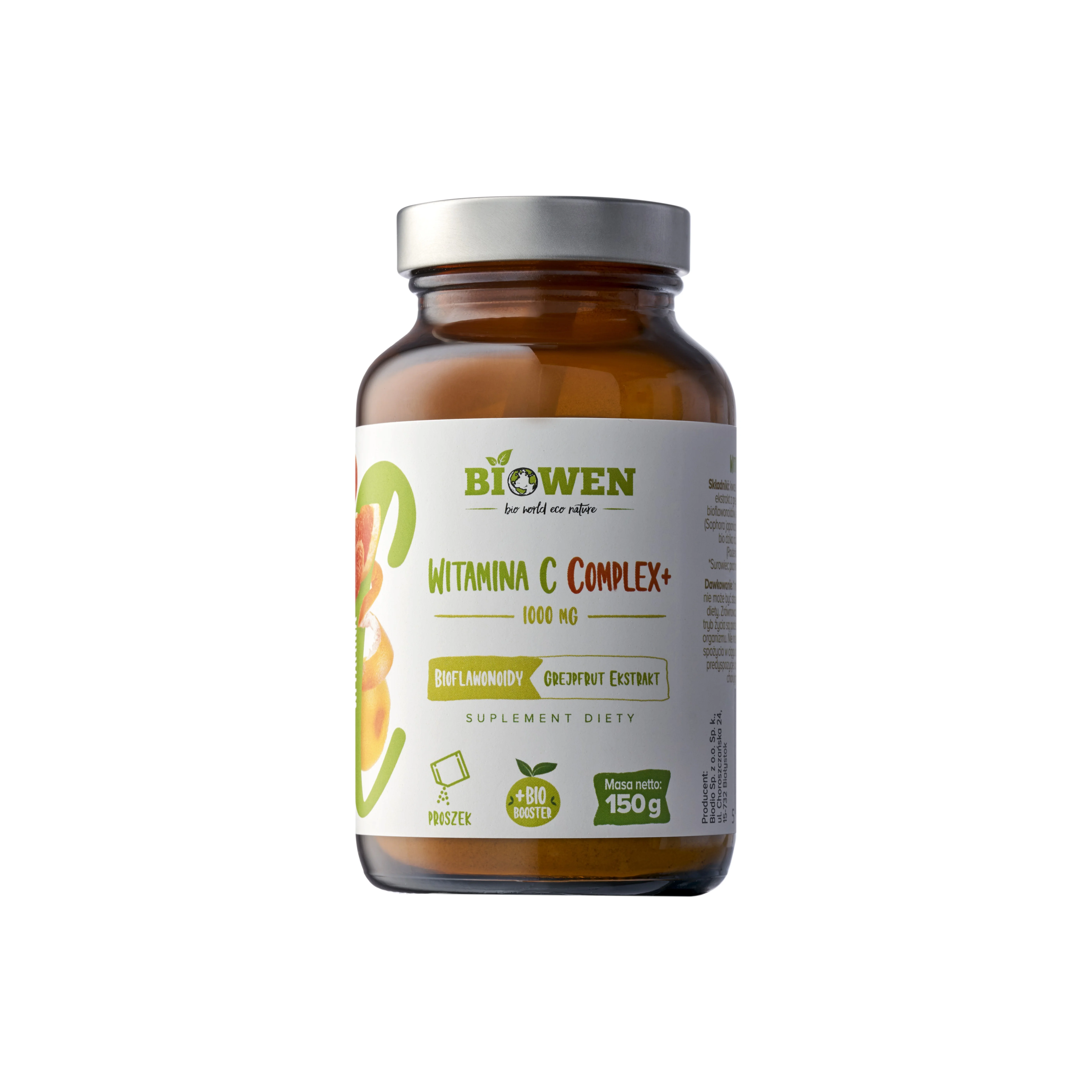 BIOWEN Witamina C Complex+ proszek, 150 g
