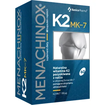 Menachinox K2-MK7 100 µg, suplement diety, kapsułka miękka, 60 sztuk 