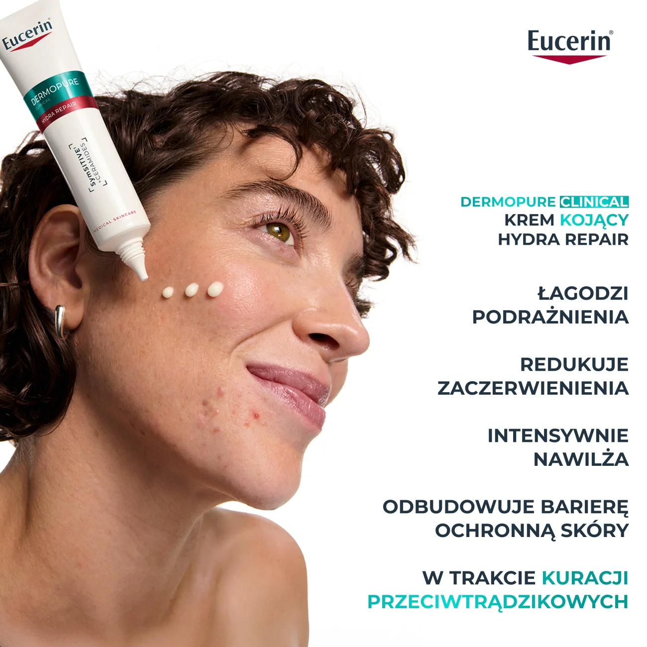 Eucerin DermoPure Clinical krem kojący hydra repair, 40 ml