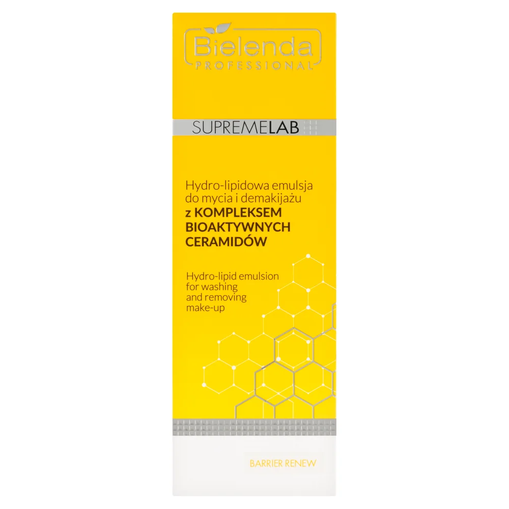 Bielenda Professional SupremeLab hydro-lipidowa emulsja do mycia i demakijażu, 200 ml