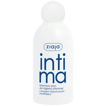 Ziaja Intima, kremowy płyn do higieny intymnej z kwasem hialuronowym, 200 ml 