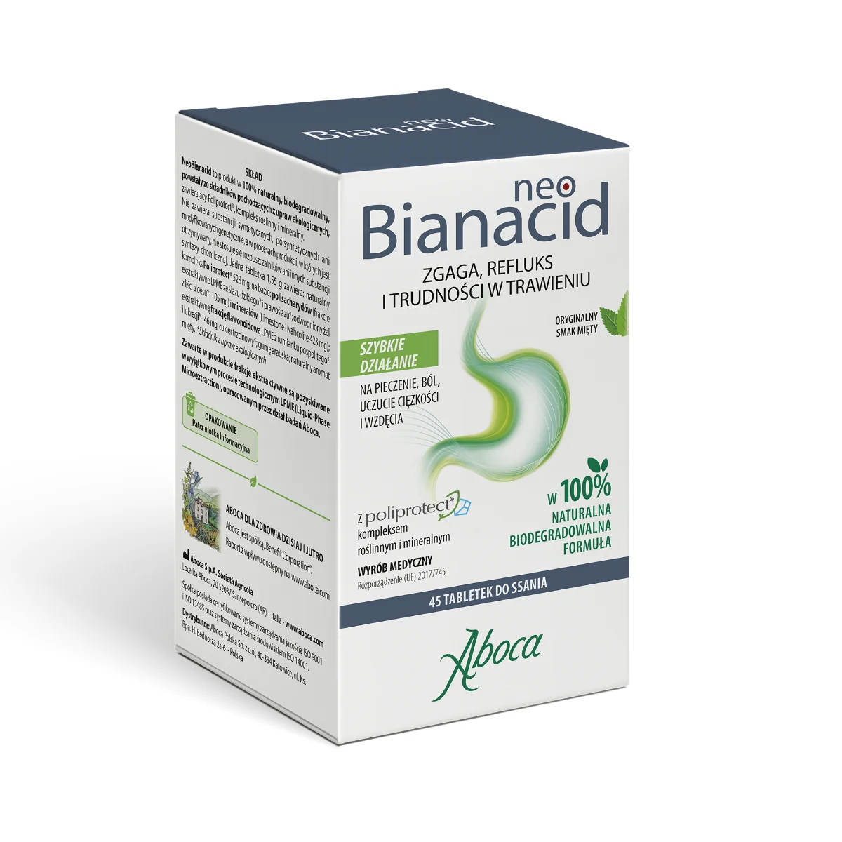 Aboca NeoBianacid 45 tabletek do ssania