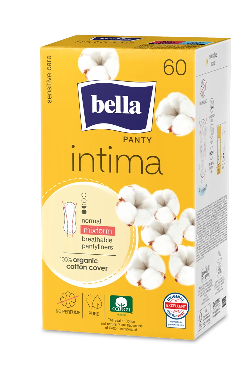 Bella Panty Intima Normal Mixform ultracienkie wkładki higieniczne, 60 szt.