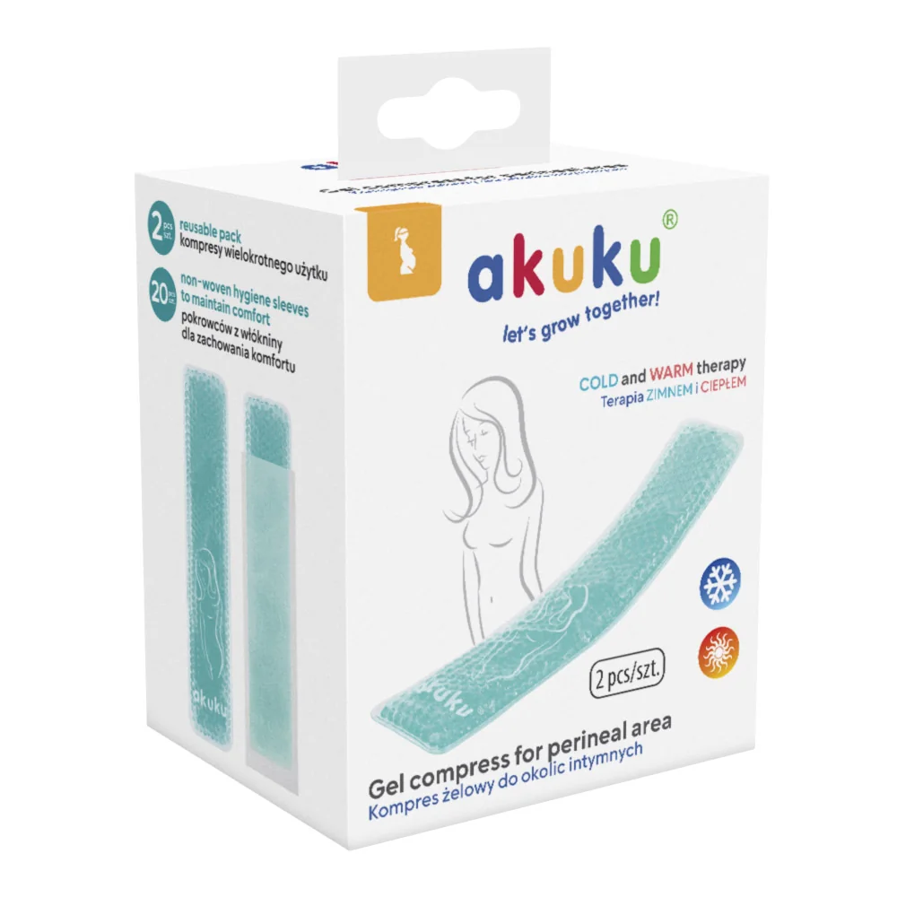 Akuku kompres żelowy do okolic intymnych, 2 sztuki