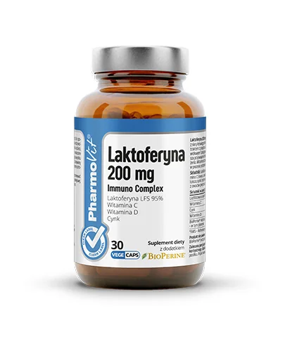 PharmoVit® Laktoferyna 200 mg Immuno Complex 30 kapsułek