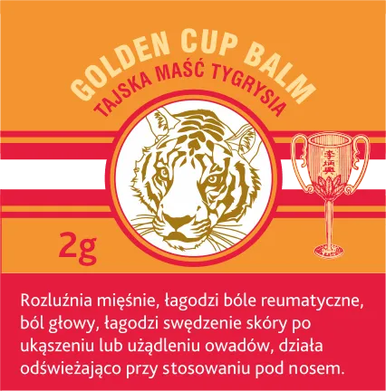 Golden Cup Balm, tajska maść tygrysia, 2 g