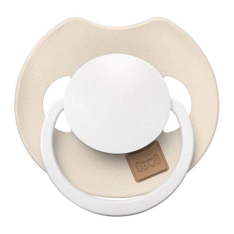 LOVI Prime Smoczek silikonowy dynamiczny 6-18m Ivory Glow/Blush Glow 2 sztuki
