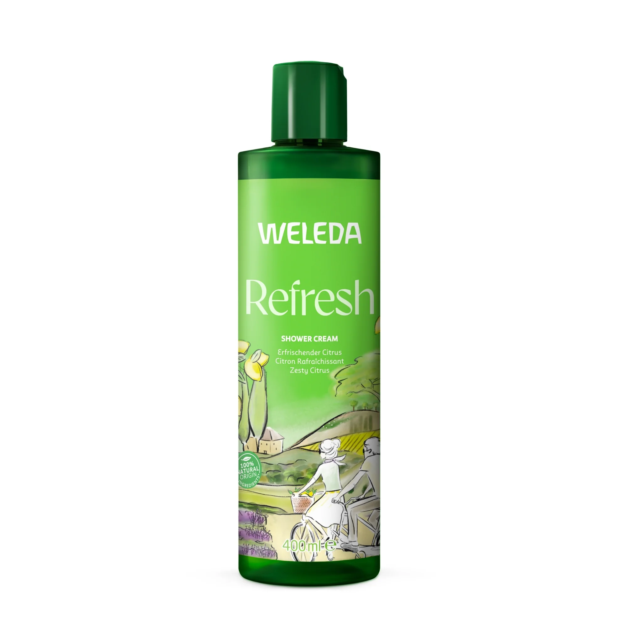 Weleda Refresh kremowy płyn pod prysznic z cytrusami, 400 ml