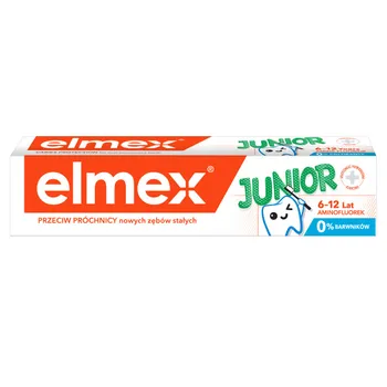 Elmex Junior, pasta dla dzieci 6-12 lat, 75 ml 