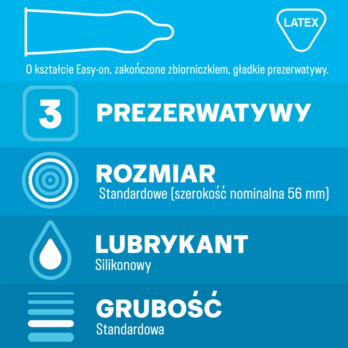 Durex Classic prezerwatywy, 3 szt.