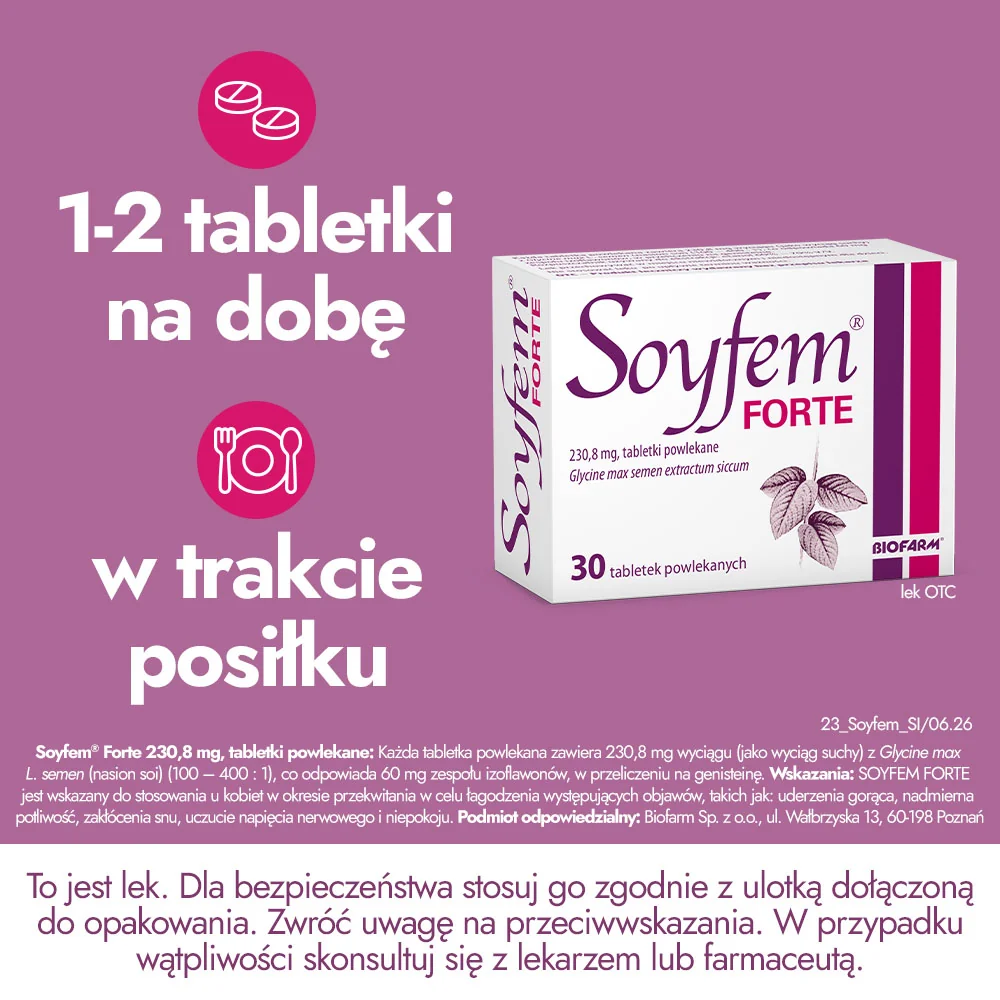 Soyfem Forte 30 tabletek powlekanych