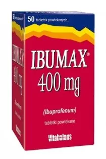 Ibumax 400mg, 50 tabletek powlekanych