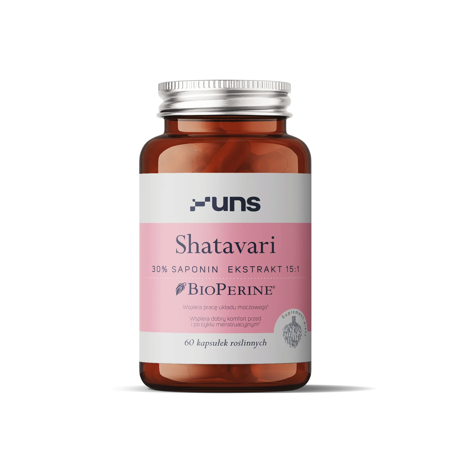UNS Shatavari + BioPerine® 60 wege kapsułek