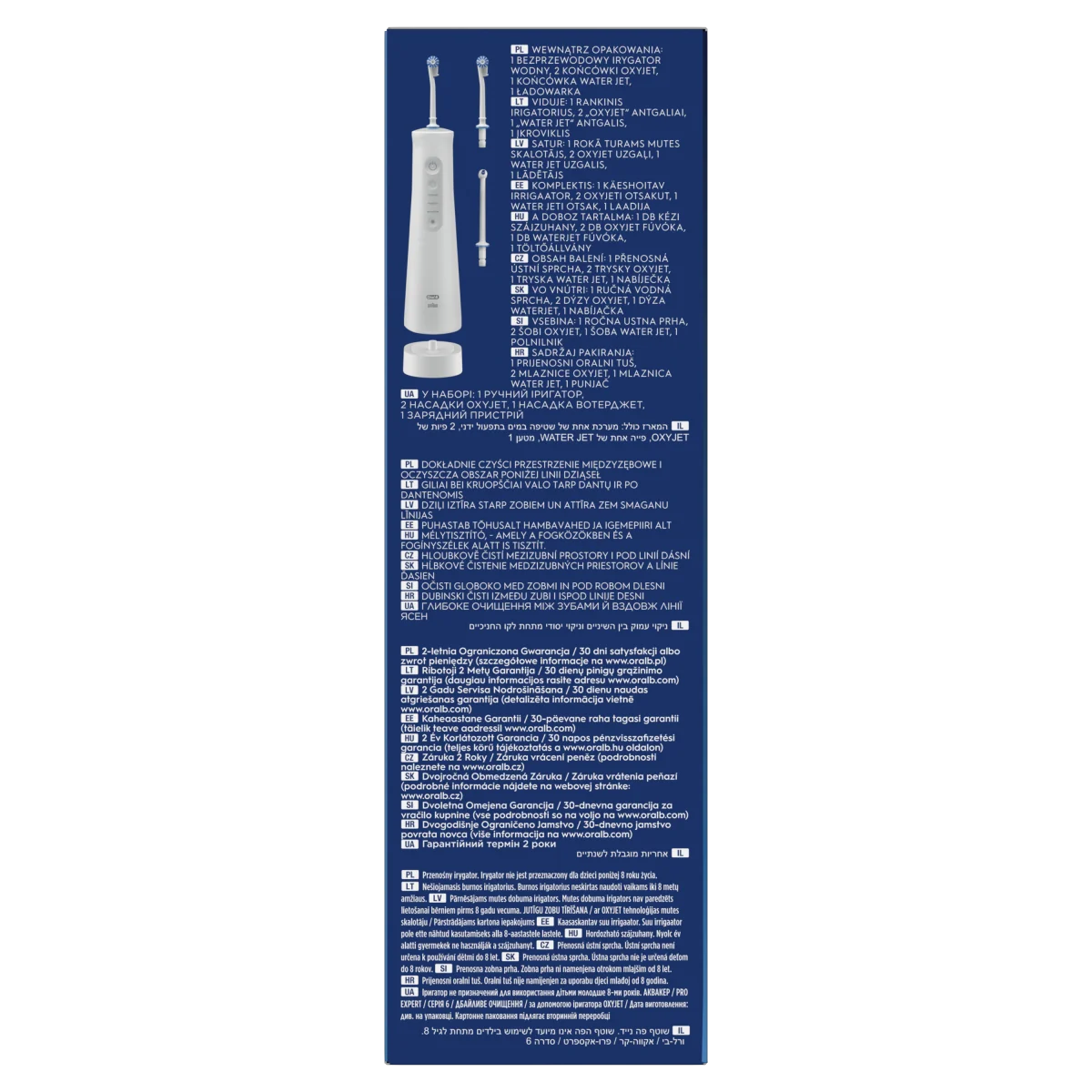 Oral-B AquaCare Pro-Expert 6 Irygator do zębów, 1 szt.