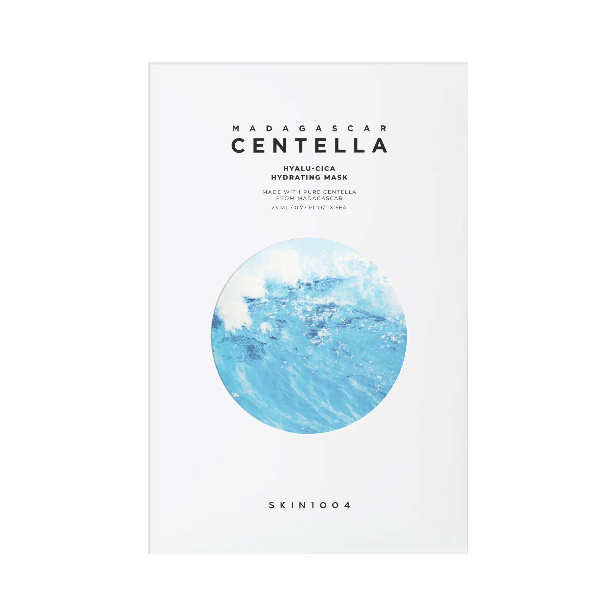 SKIN1004 Madagascar Centella Hyalu-Cica Hydrating Mask głęboko nawilżająca maska w płachcie, 5 x 23 ml
