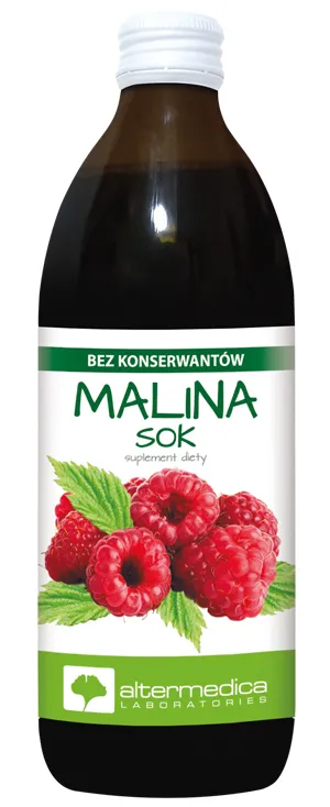 Malina sok, suplement diety, 500 ml