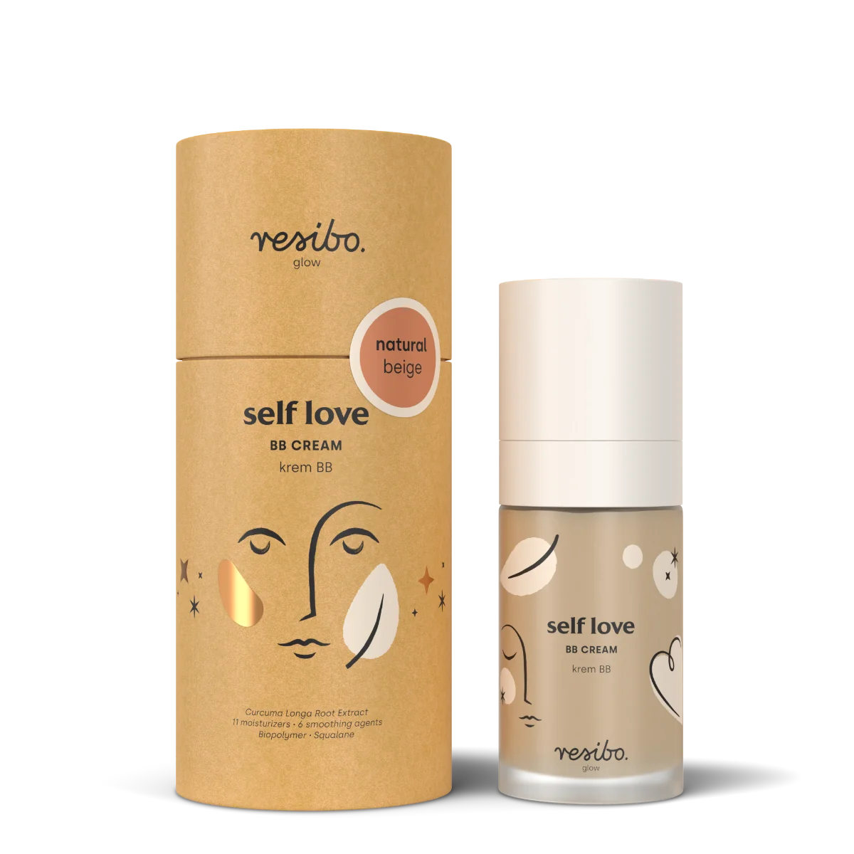 Resibo Self Love krem BB natural beige, 30 ml