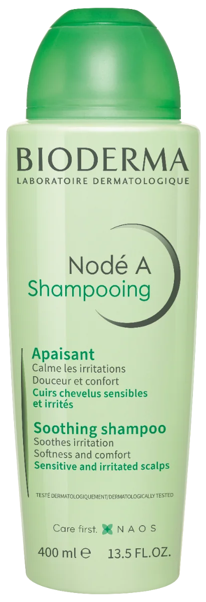 Bioderma Nodé A Shampooing szampon łagodzący do wrażliwej i podrażnionej skóry głowy, 400 ml