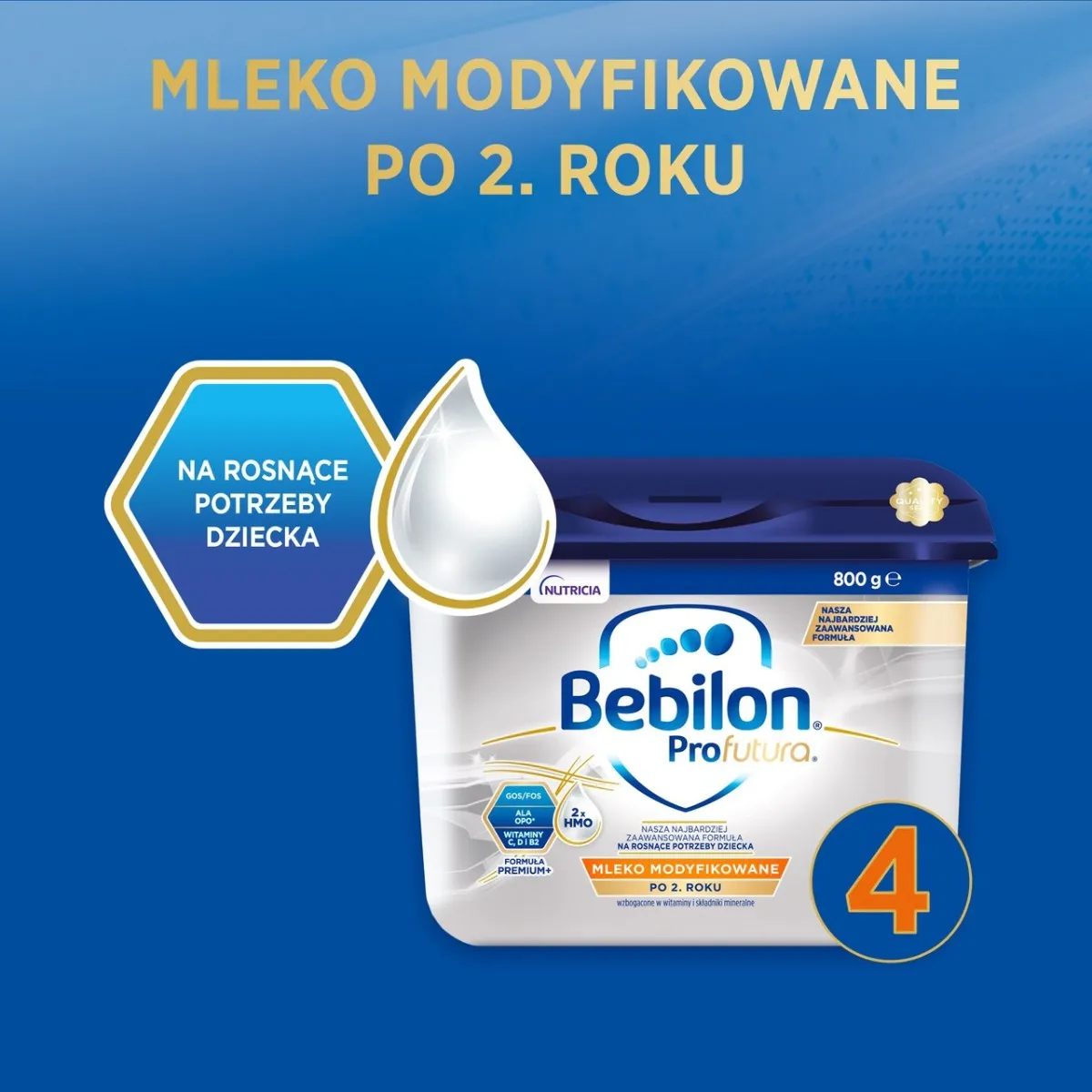 Bebilon Profutura 4. mleko w proszku modyfikowane po 2. roku, 800 g 