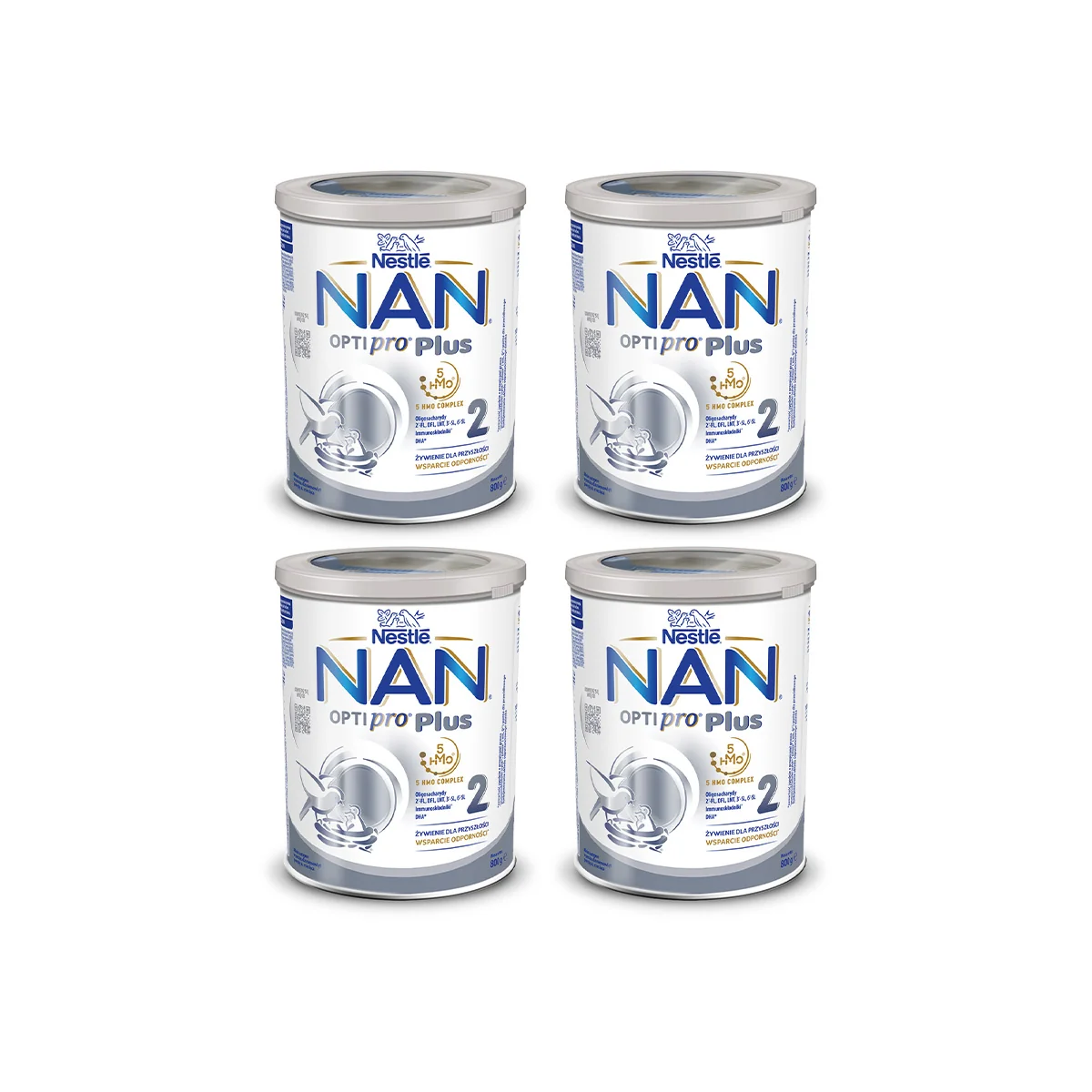 Nestle NAN Optipro Plus 2 HM-O 4x800 g, mleko modyfikowane powyżej 6 miesiąca