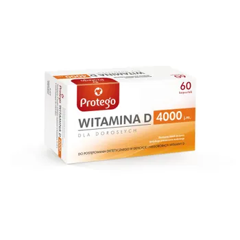 Protego Witamina D 4000, suplement diety, 60 kapsułek 