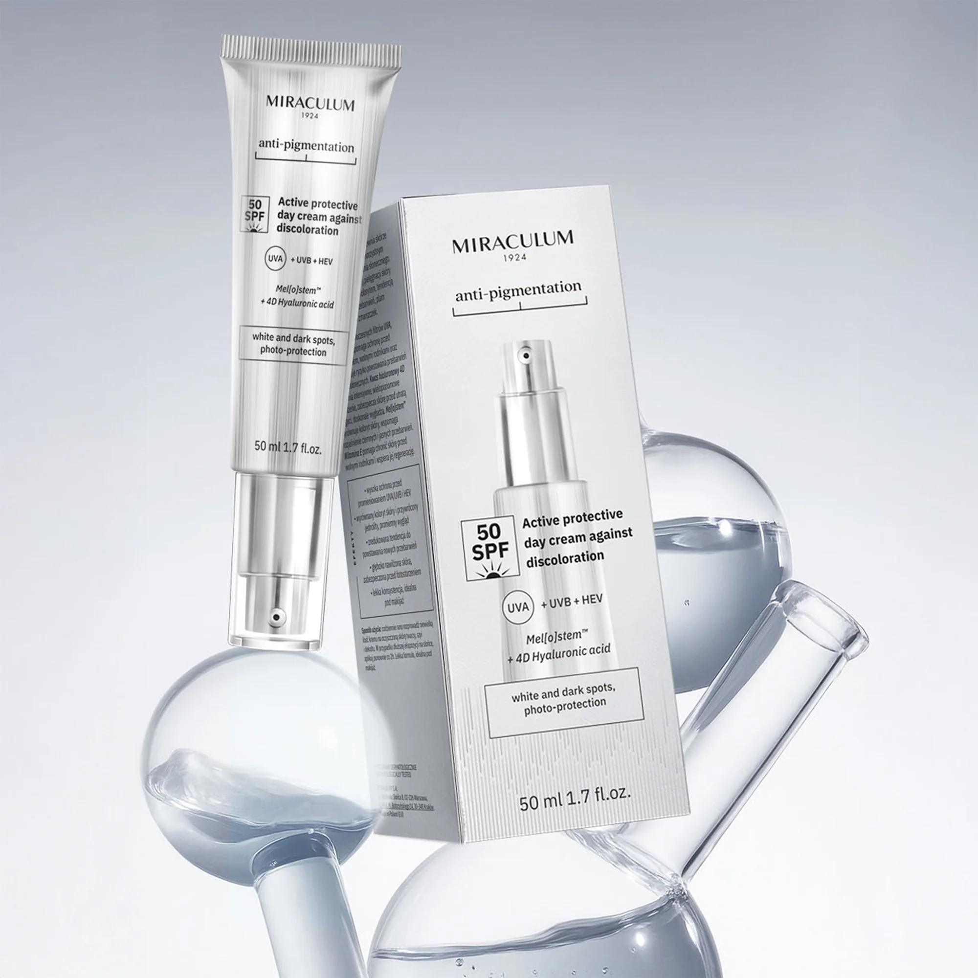 Miraculum Anti-Pigmentation aktywny krem na dzień przeciw przebarwieniom SPF 50, 50 ml