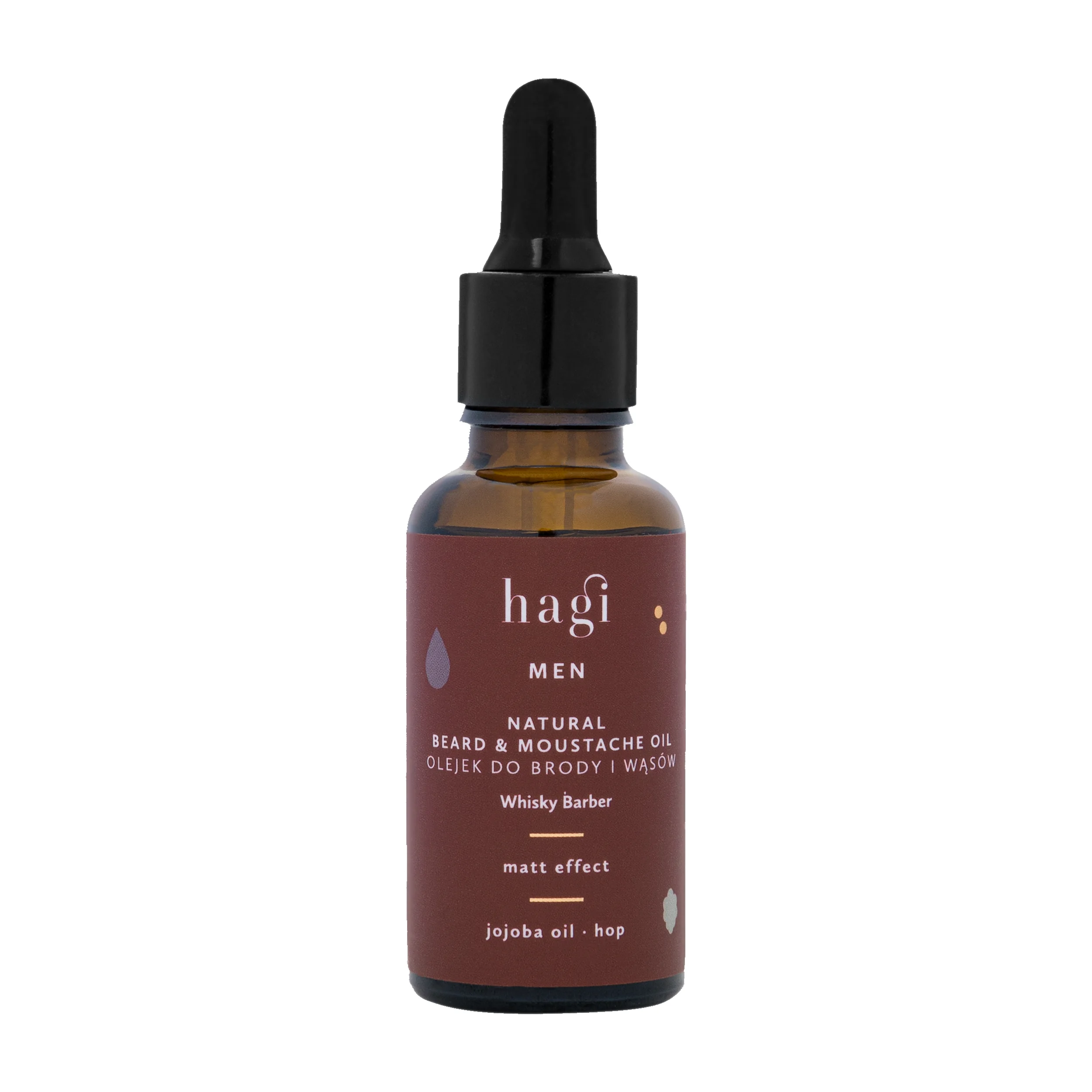Hagi Whisky Barber olejek do brody i wąsów, 30 ml