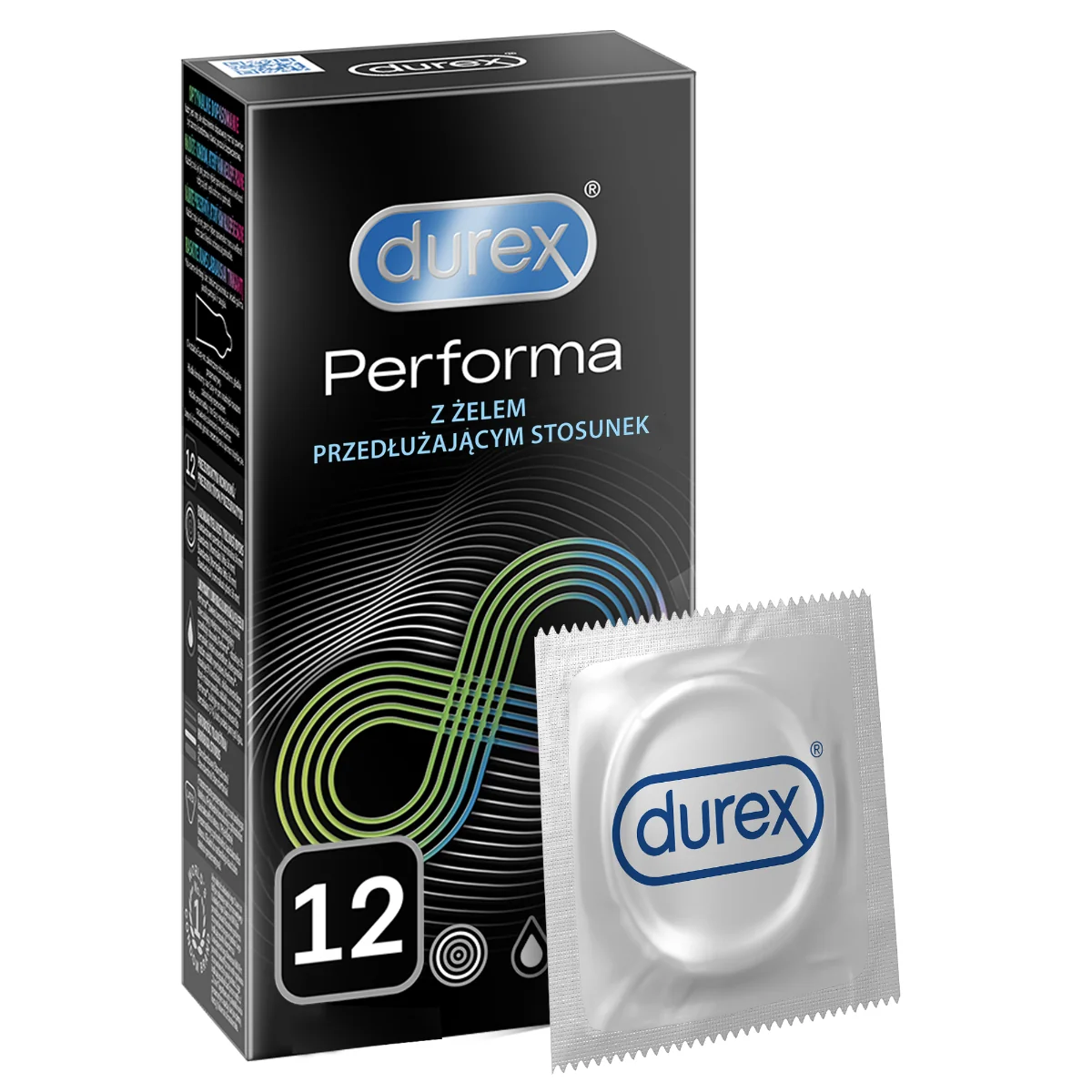 Durex Performa prezerwatywy, 12 szt.