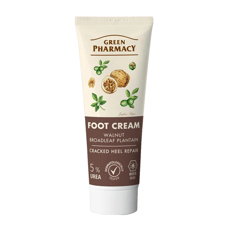 Green Pharmacy krem do stóp regenerujący przeciw pęknięciom, 75 ml