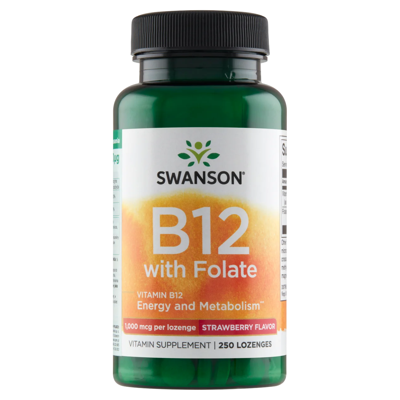 Swanson Witamina B12 Lozenges 250 tabletek