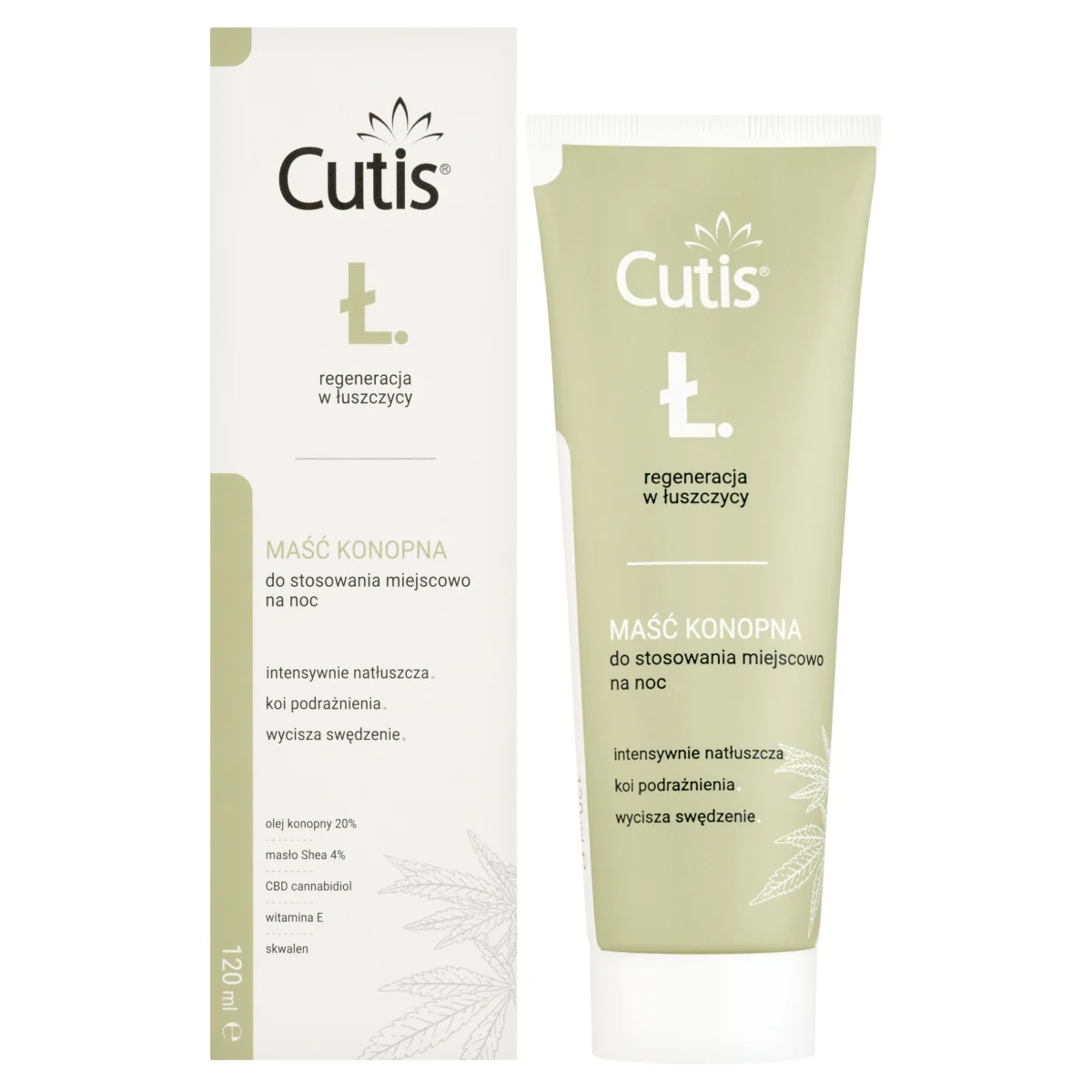 Cutis Ł maść konopna 20% + CBD, 120 ml