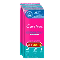 Carefree Cotton Unscented Wkładki higieniczne, 20 szt. (3+1 gratis)