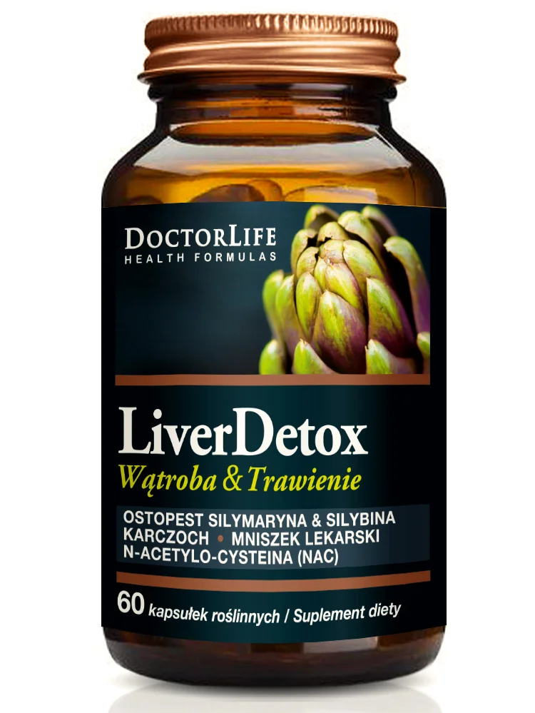 Doctor Life Liver Detoks Wątroba & Trawienie 60 kapsułek