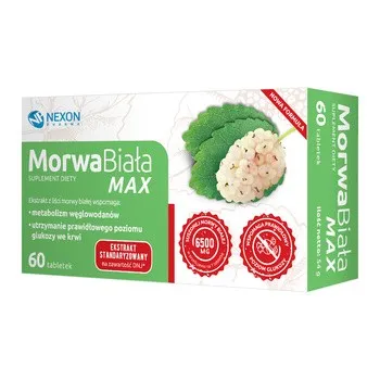 Morwa Biała Max, suplement diety, 60 tabletek 