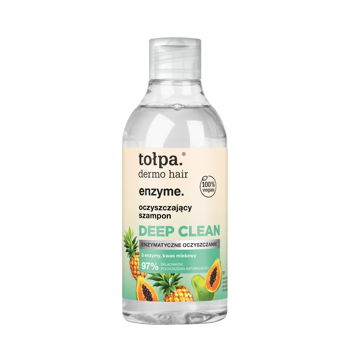 Tołpa Dermo Hair Enzyme oczyszczający szampon do włosów, 300 ml