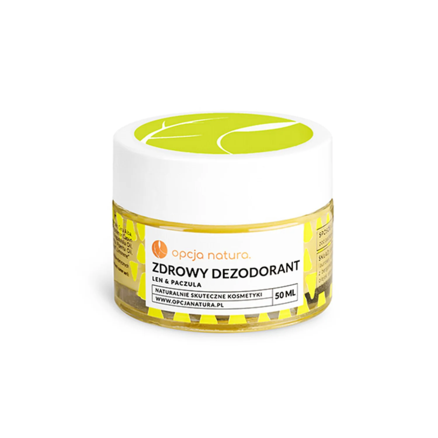 Opcja Natura Zdrowy Dezodorant len & paczula, 50 ml