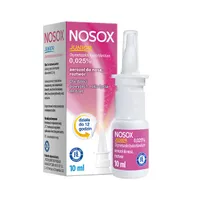 Nosox Junior, 0,025%, aerozol do nosa, 10 ml