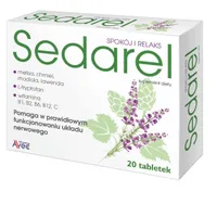 Sedarel, suplement diety, 20 tabletek