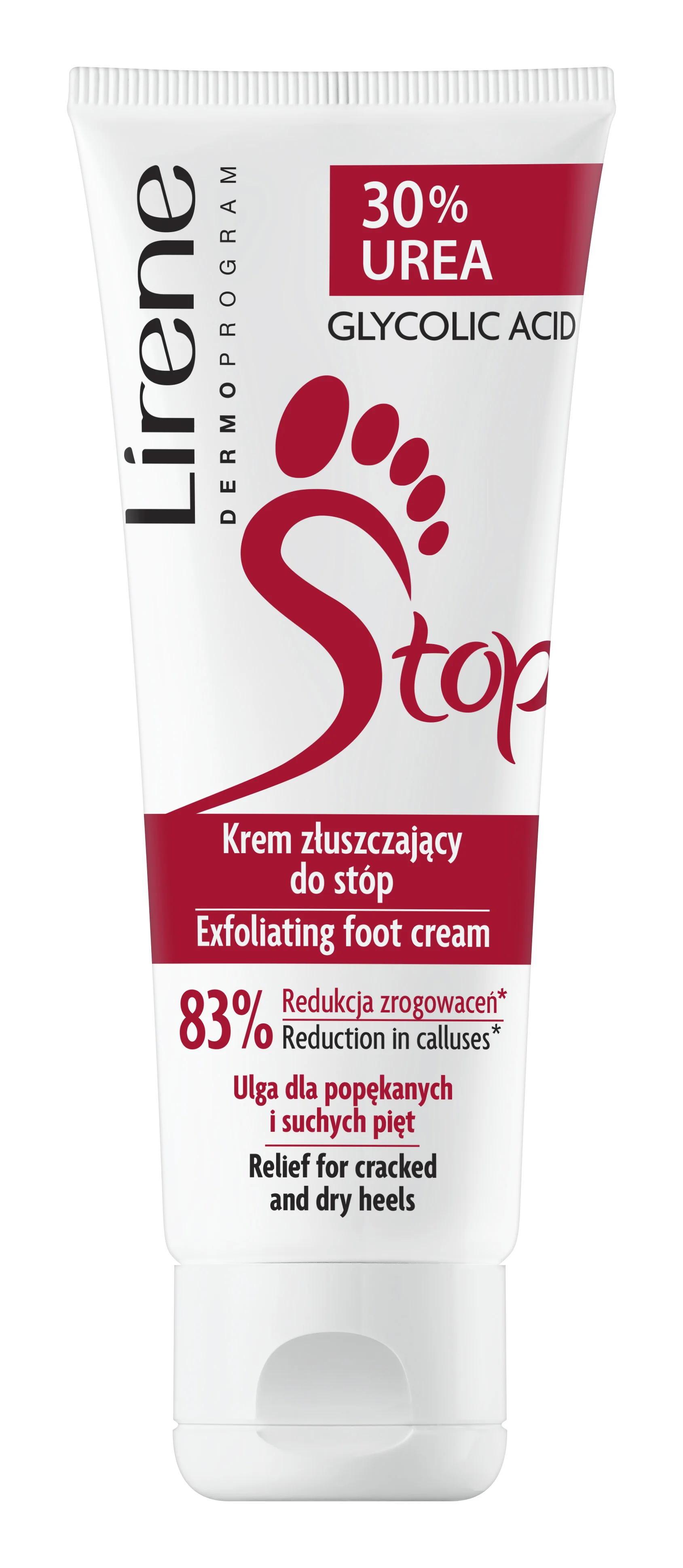 Lirene krem złuszczający do stóp, 75 ml