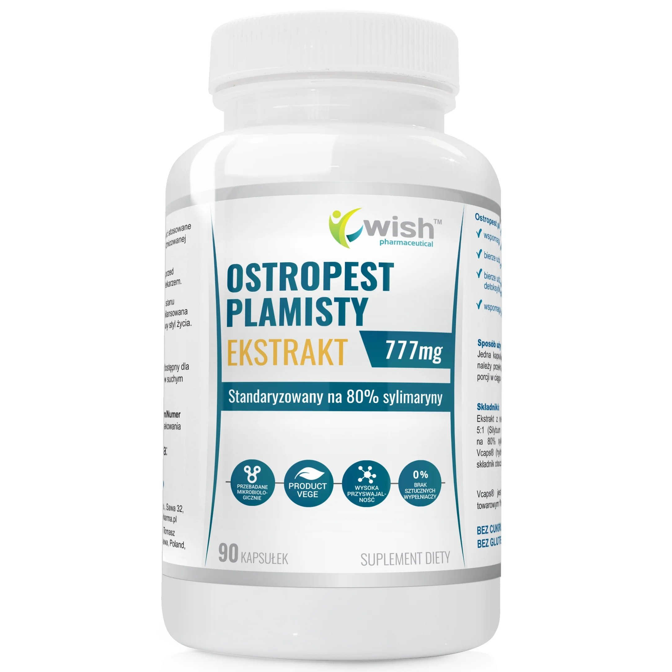Wish Ostropest Plamisty 90 kapsułek