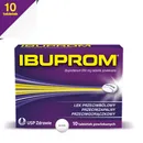 Ibuprom, 200 mg, 10 tabletek powlekanych