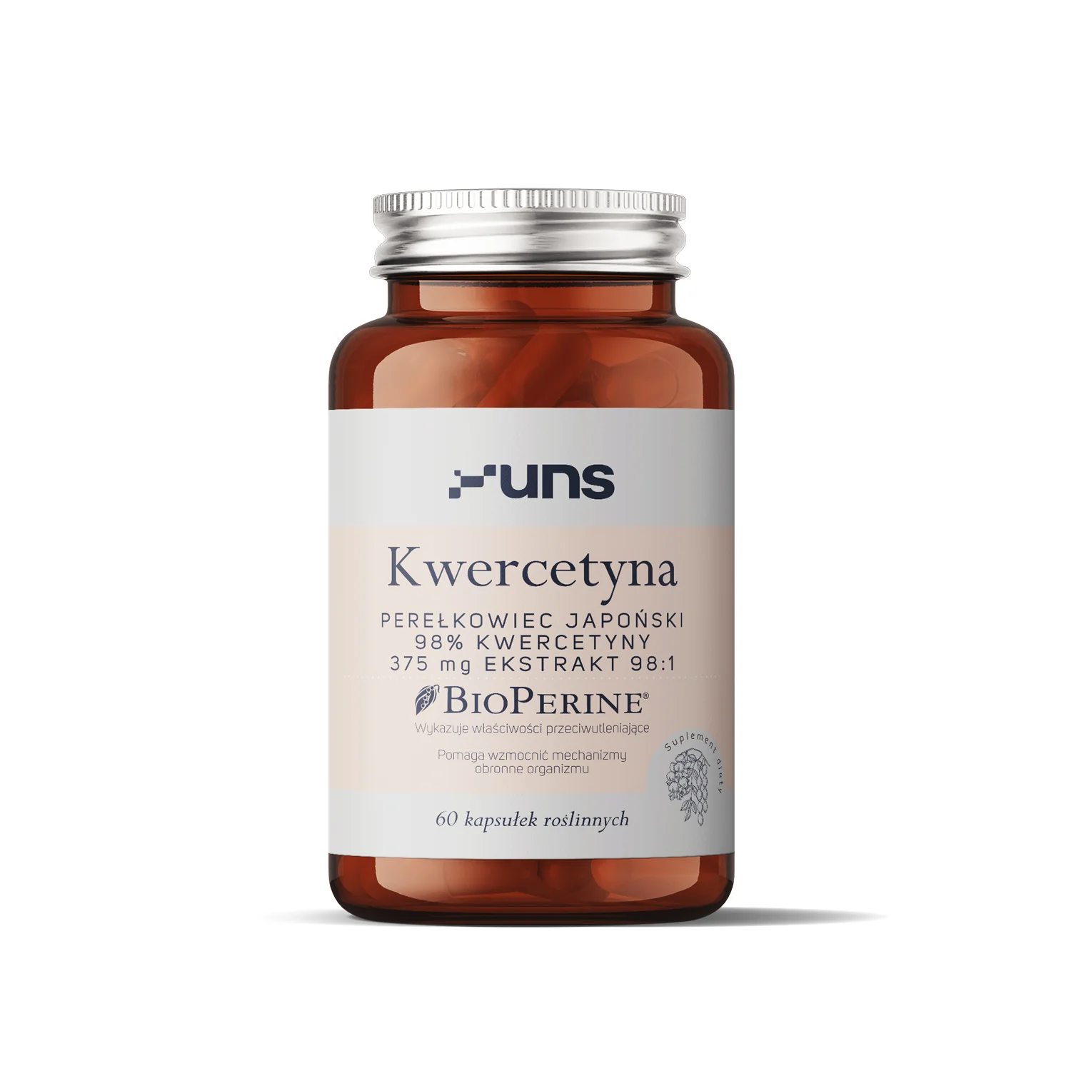 UNS Kwercetyna + BioPerine® 60 wege kapsułek