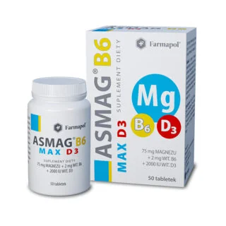 Asmag® B6 Max D3 50 tabletek